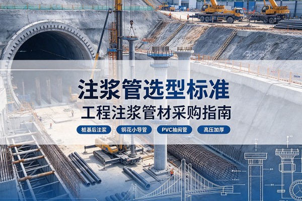 惠城注浆管选型标准