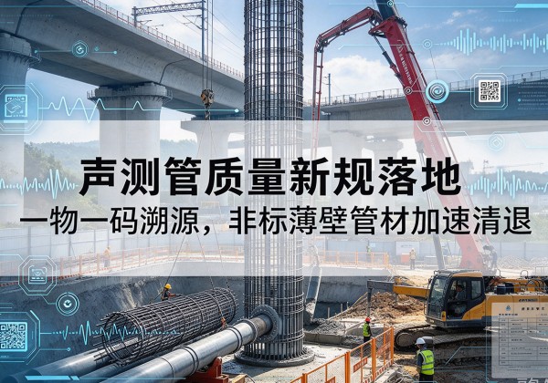 惠城声测管质量新规落地，一物一码溯源，非标薄壁管材加速清退