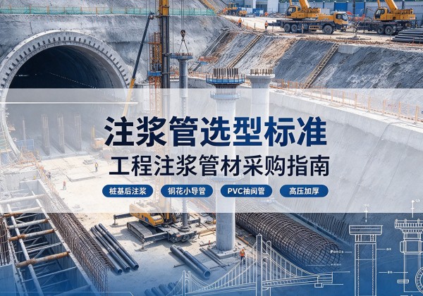 惠城注浆管选型标准